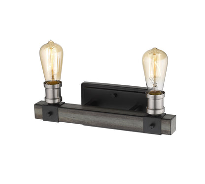 Z-Lite Kirkland 2 Light Vanity in Ashen Barnboard 472-2V-ABB