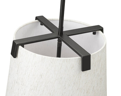 Z-Lite Weston 3 Light Pendant in Matte Black 3502P13-MB