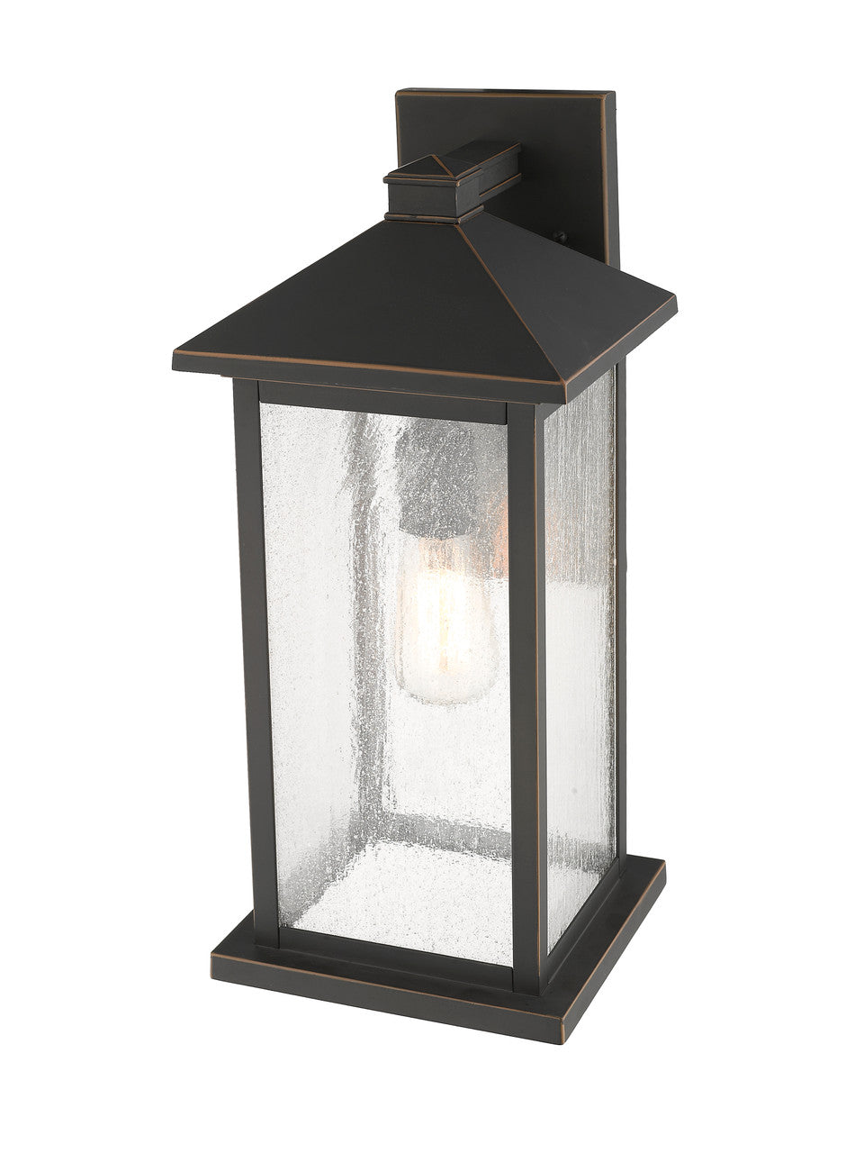 Z-Lite Portland 1 Light Outdoor Wall Light in Oil Rubbed Bronze 531MXL-ORB