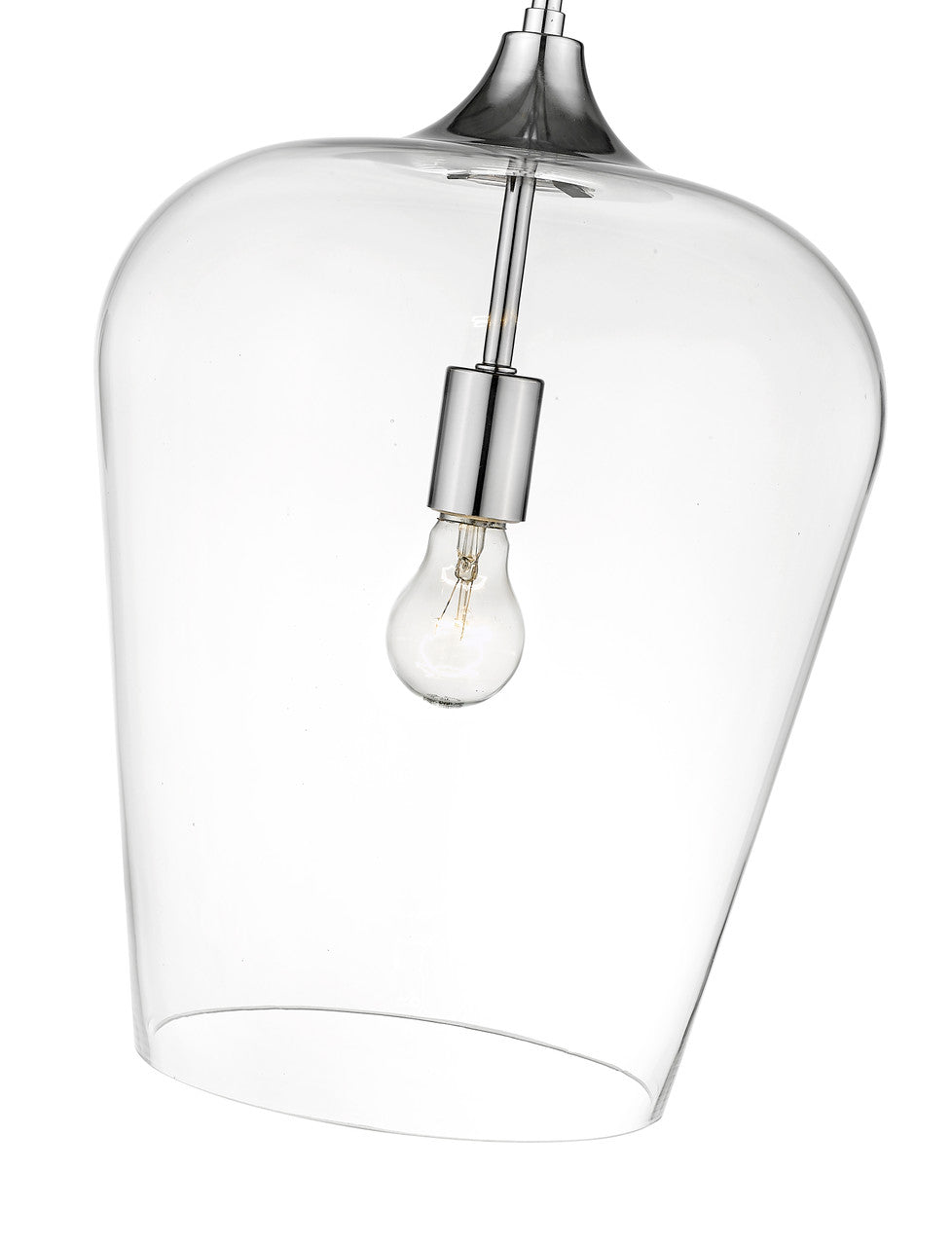 Z-Lite Joliet 1 Light Pendant in Chrome 473P12-CH