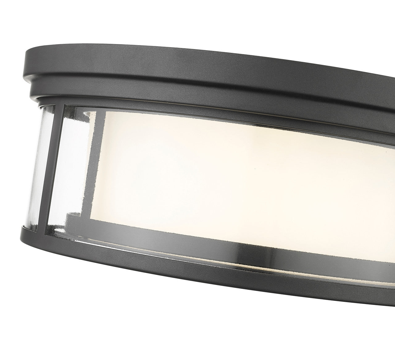 Z-Lite Willow 3 Light Flush Mount in Bronze 426F16-BRZ