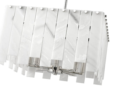 Z-Lite Viviana 8 Light Chandelier in Polished Nickel 345P20-PN