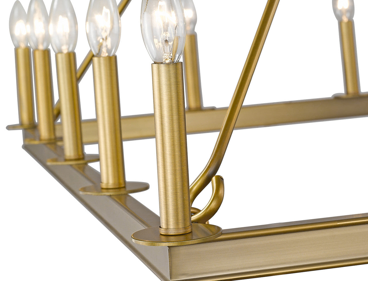 Z-Lite Barclay 16 Light Chandelier in Olde Brass 482S-16OBR