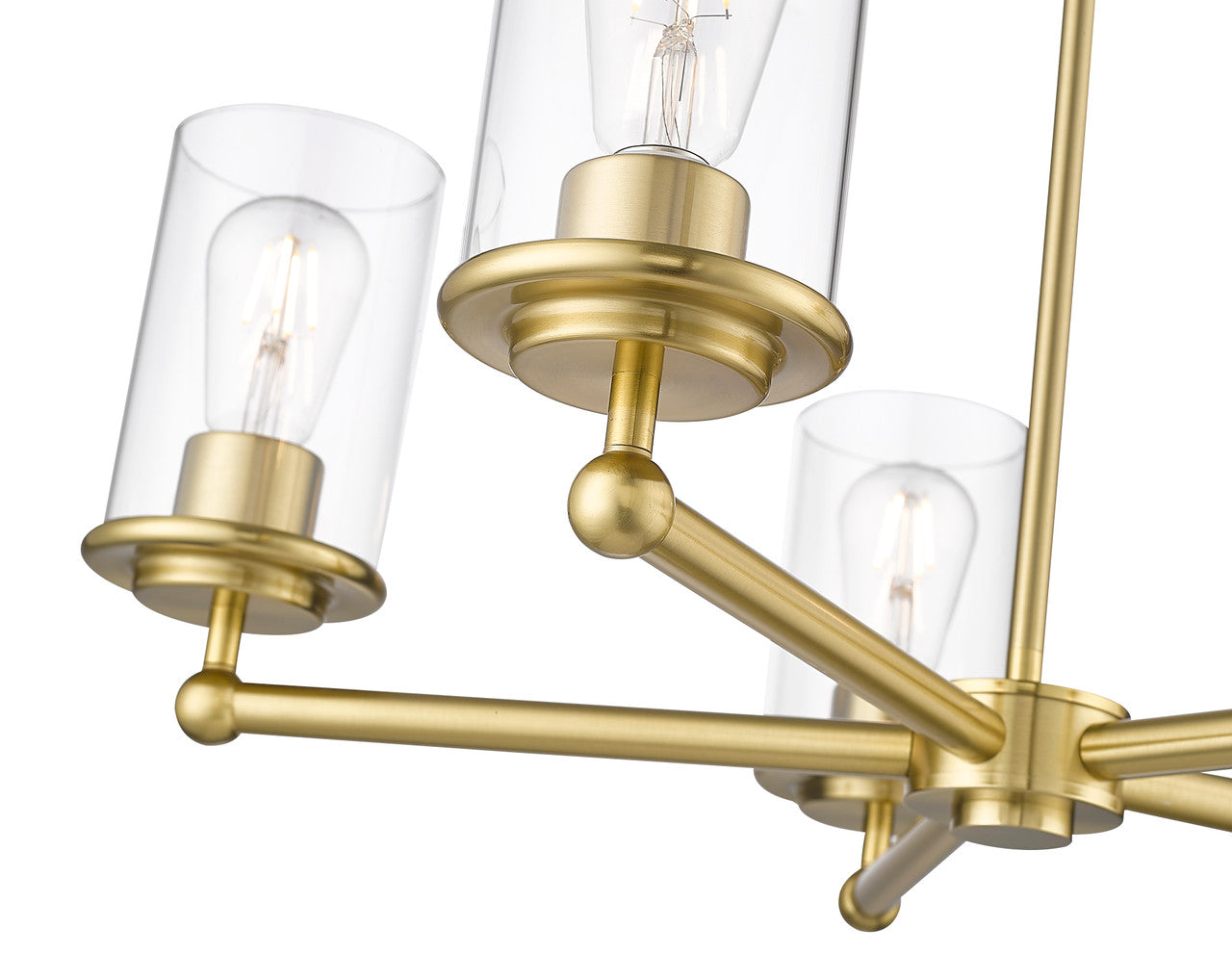 Z-Lite Thayer 5 Light Chandelier in Luxe Gold 742-5LG