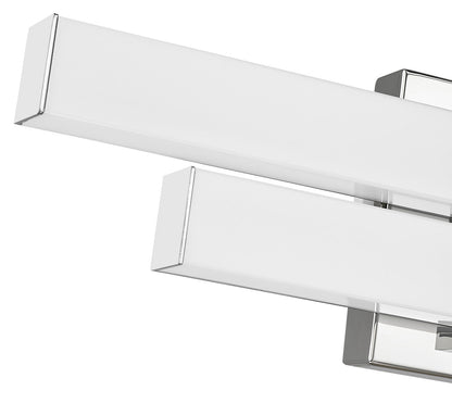 Z-Lite Zane 2 Light Vanity in Chrome  1008-18W-CH-LED