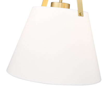 Z-Lite Z-Studio 1 Light Pendant in Heritage Brass 743P18-HBR