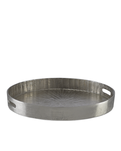 Currey & Co. Luca Large Silver Tray 1200-0029