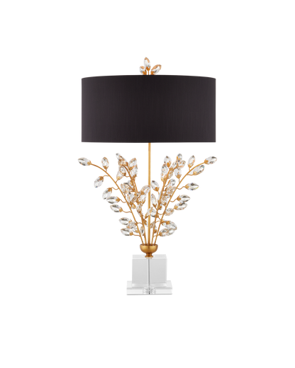 Currey & Co. Forget-Me-Not Gold Table Lamp 6983