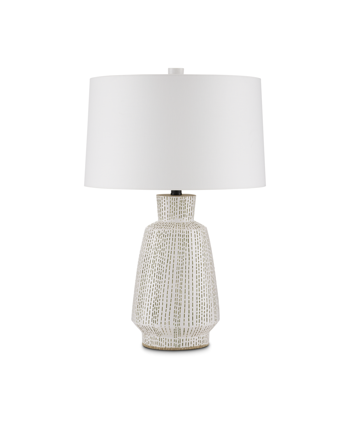 Currey & Co. Dash White Table Lamp 6000-0848