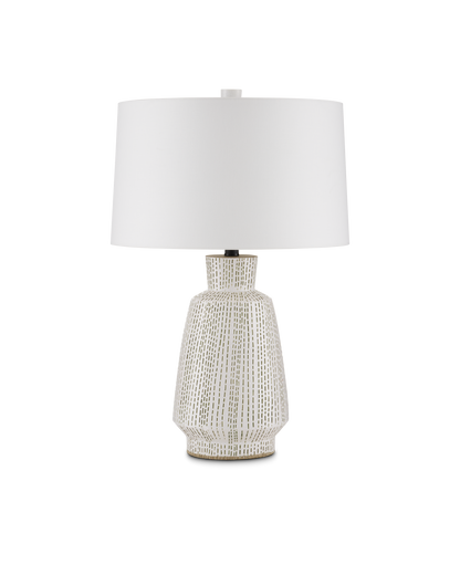 Currey & Co. Dash White Table Lamp 6000-0848