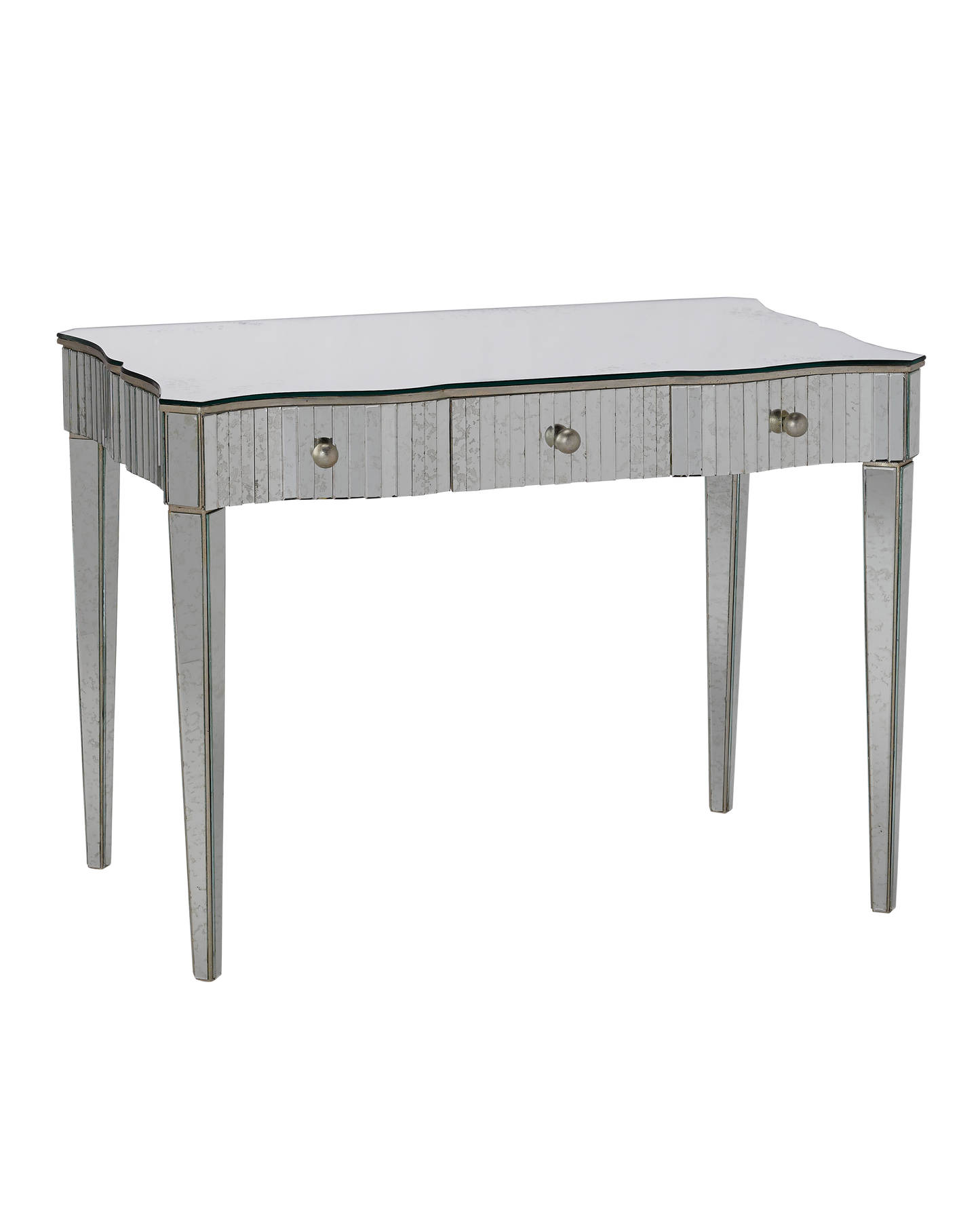 Currey & Co. Gilda Silver Vanity Table 4004