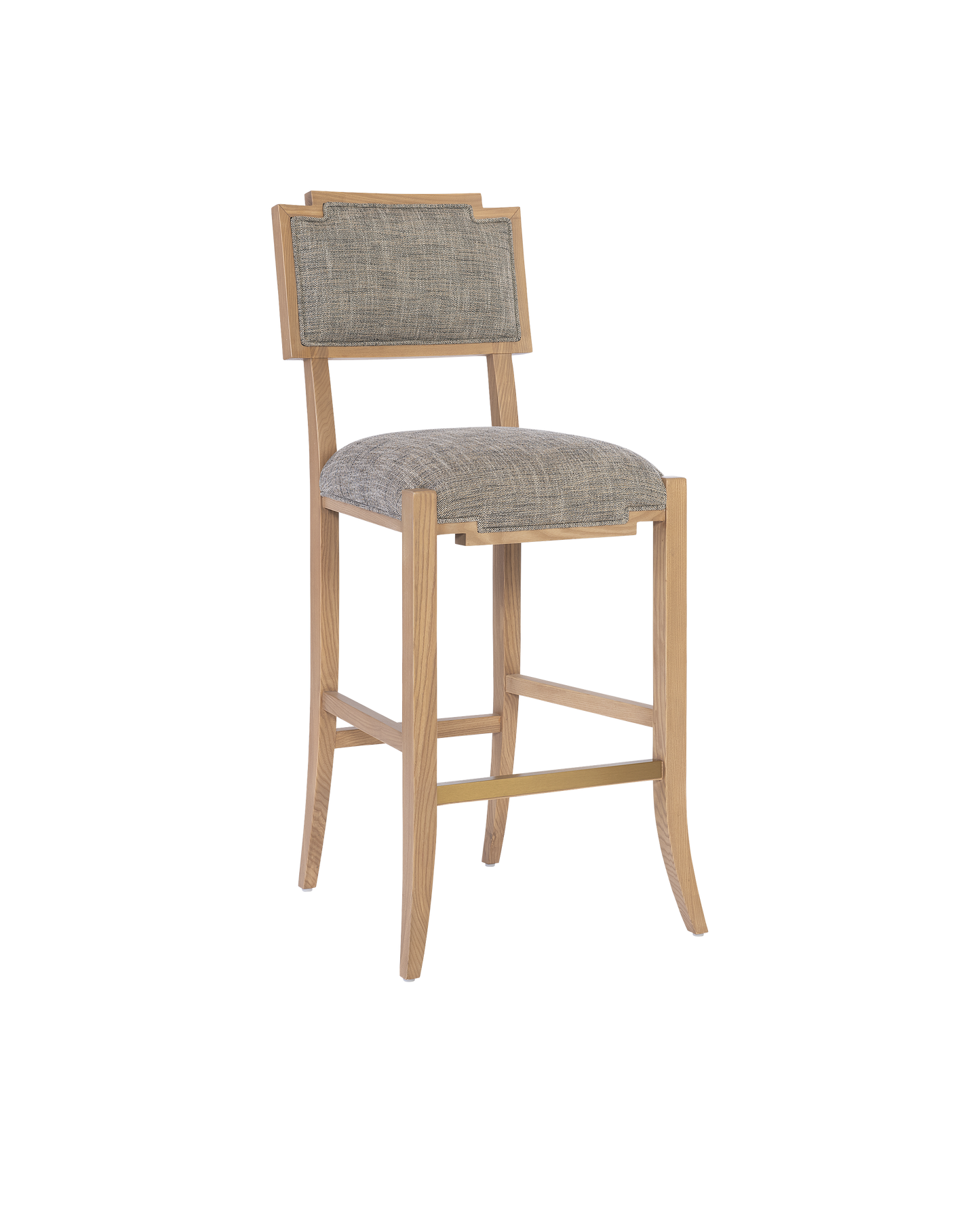 Currey & Co. Melanie Blonde Bar Stool, Liller Tortoise 7000-1012