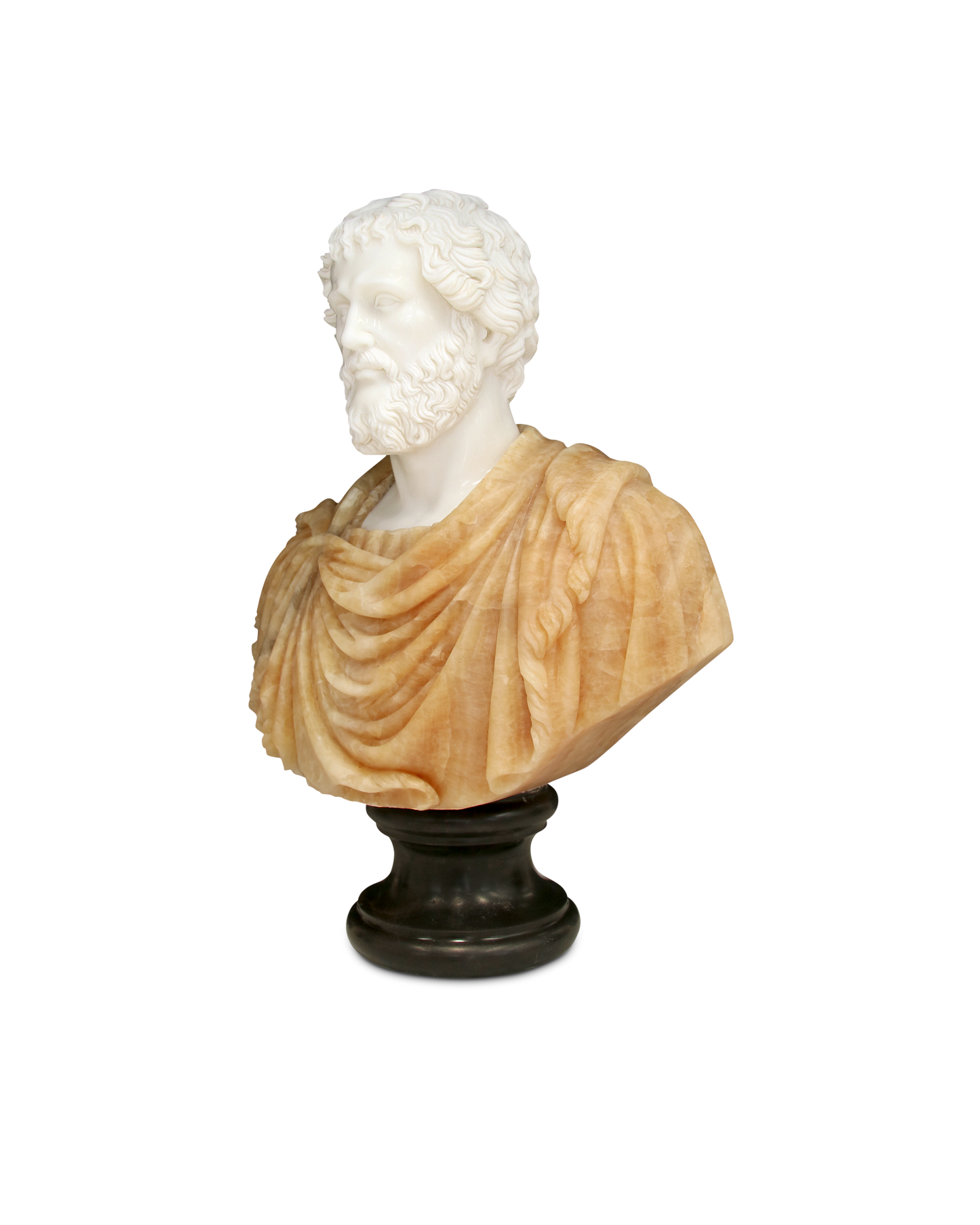 Currey & Co. Thanos Marble Bust Sculpture 1200-0664