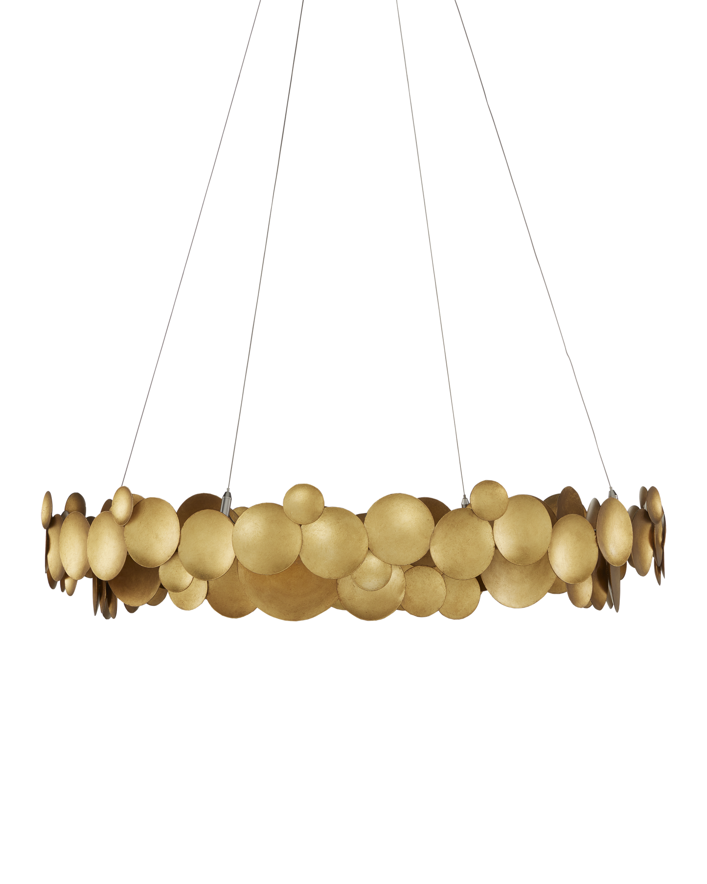 Currey & Co. Lavengro Gold Chandelier 9000-0972