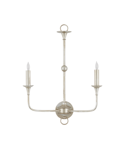 Currey & Co. Nottaway Champagne Double-Light Wall Sconce 5000-0218