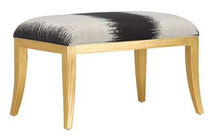 Currey & Co. Garson Gold Kona Ottoman 7000-0232