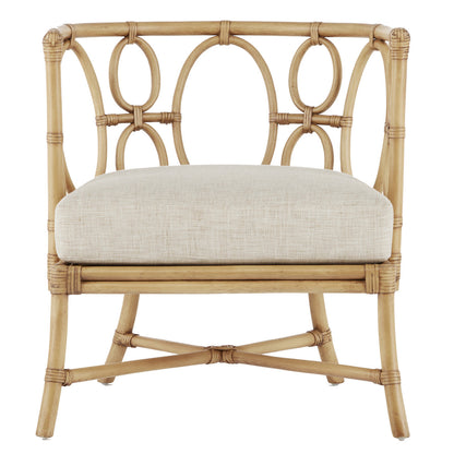 Currey & Co. Tegal Natural Chair, Finn Natural 7000-0582