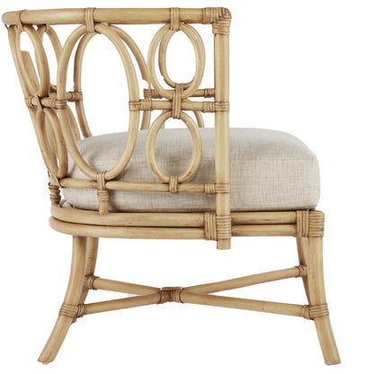 Currey & Co. Tegal Natural Chair, Finn Natural 7000-0582