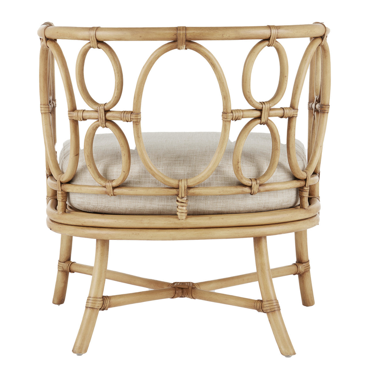 Currey & Co. Tegal Natural Chair, Finn Natural 7000-0582