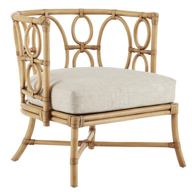 Currey & Co. Tegal Natural Chair, Finn Natural 7000-0582