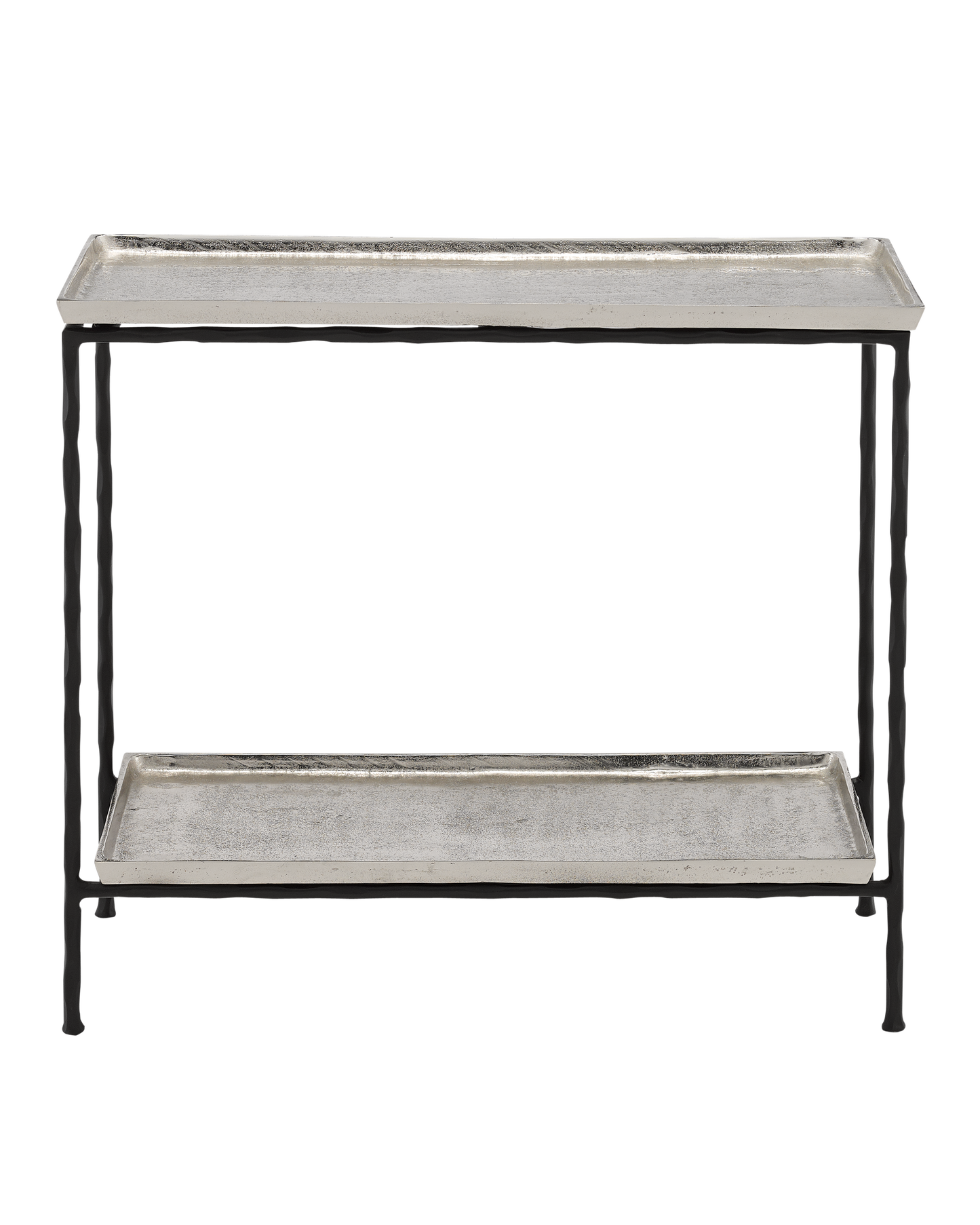 Currey & Co. Boyles Silver Side Table 4000-0061