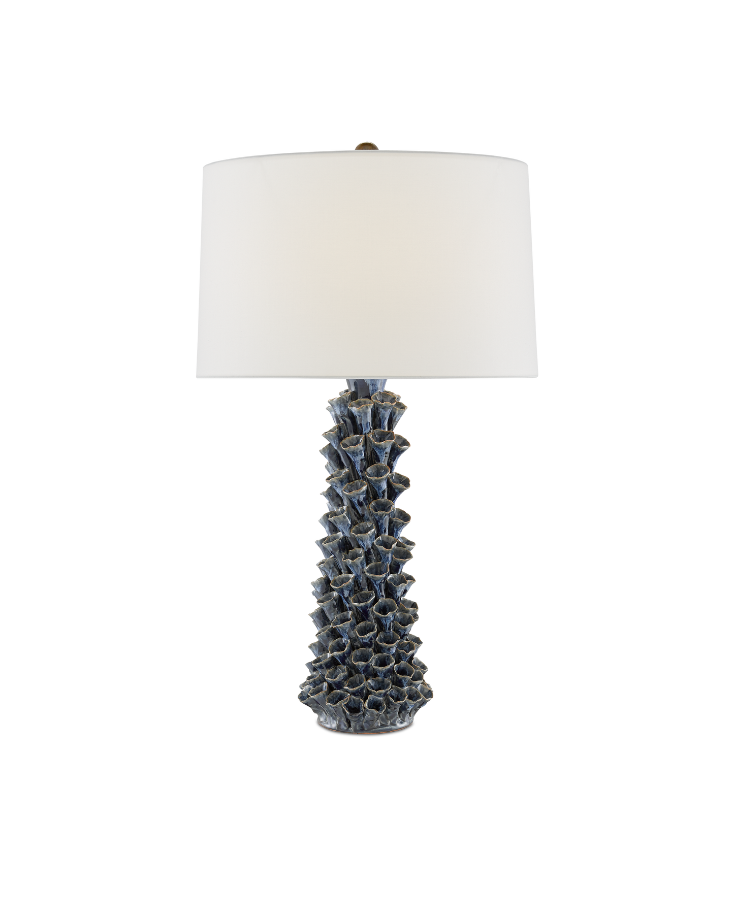 Currey & Co. Sunken Blue Table Lamp 6000-0683