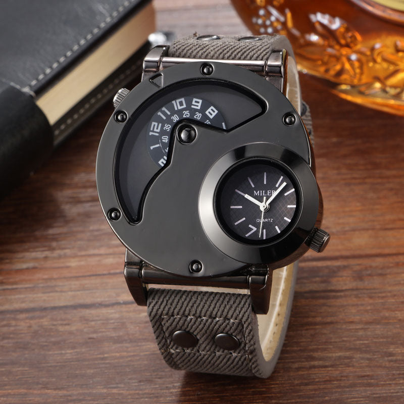 Men's Watch Dual Quartz Movement