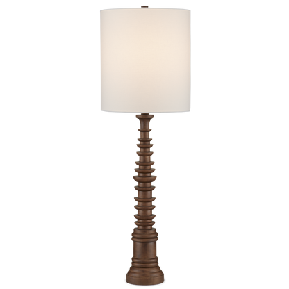 Currey & Co. 39.5" Malayan Natural Table Lamp 6000-0897