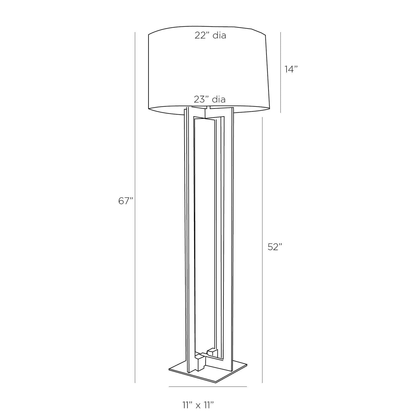 Arteriors Home Hoyt Floor Lamp 76016-120