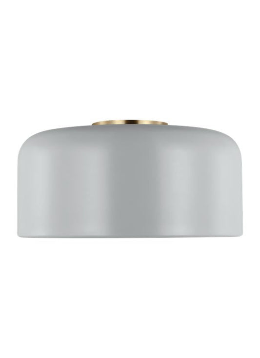 Visual Comfort Studio Studio Collection Malone Medium Ceiling Flush Mount in Matte Grey 7605401-118