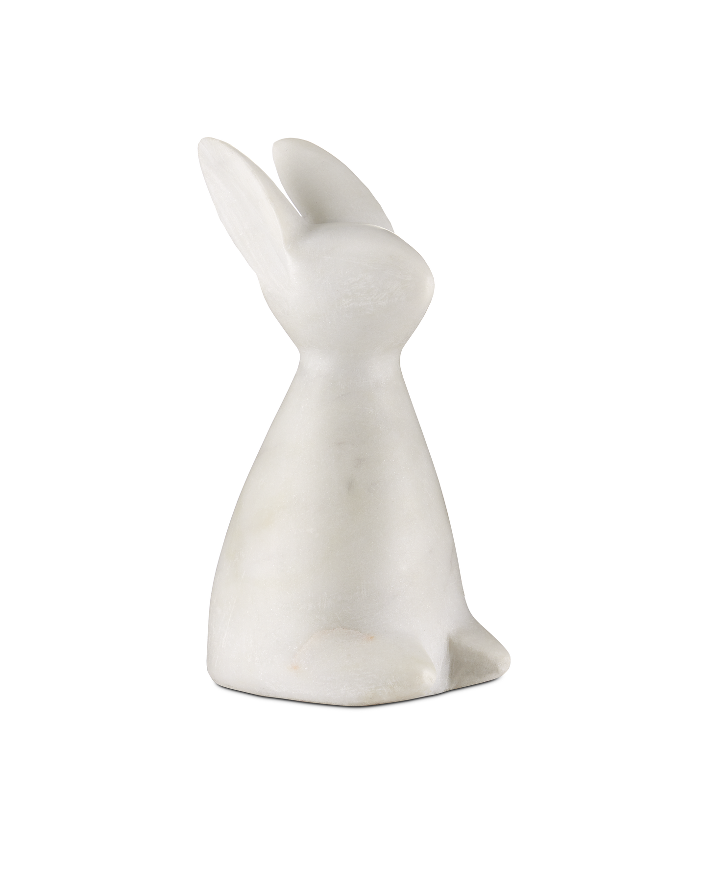 Currey & Co. White Marble Rabbit 1200-0654