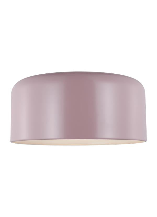 Visual Comfort Studio Studio Collection Malone Large Ceiling Flush Mount in Rose 7705401-136