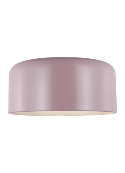 Visual Comfort Studio Studio Collection Malone Large Ceiling Flush Mount in Rose 7705401-136