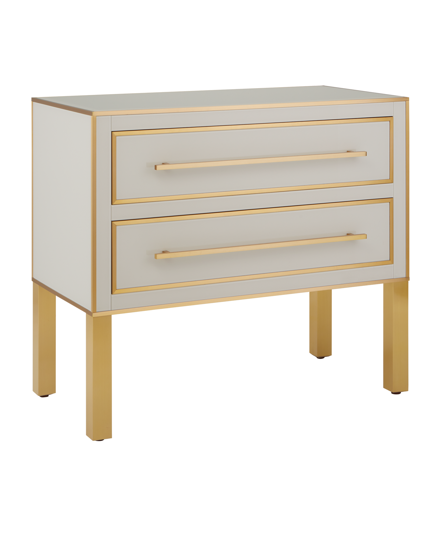 Currey & Co. Arden Ivory Chest 3000-0184