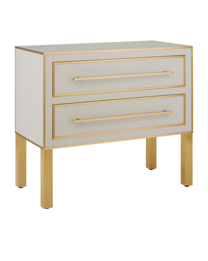 Currey & Co. Arden Ivory Chest 3000-0184