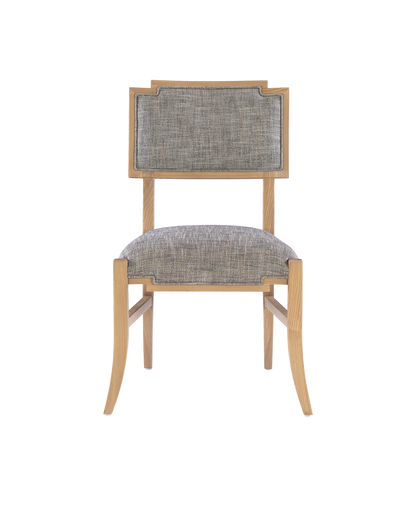 Currey & Co. Melanie Blonde Side Chair, Liller Tortoise 7000-1032