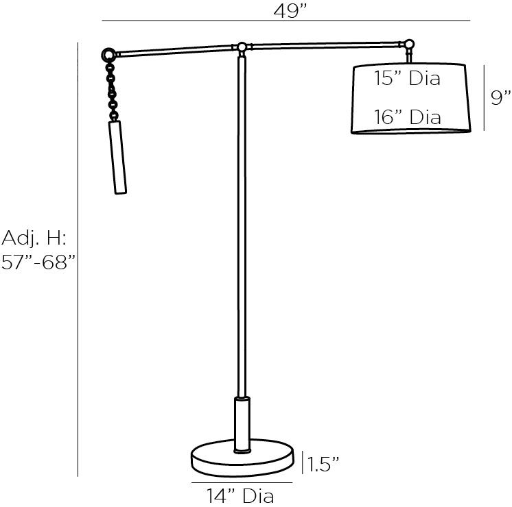 Arteriors Home Newark Floor Lamp 79816