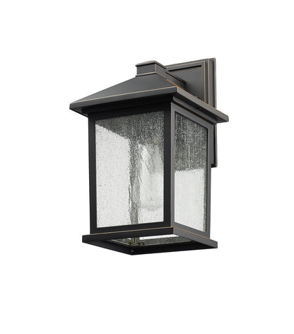 Z-Lite Portland 1 Light Outdoor Wall Light in Oil Rubbed Bronze 531M-ORB