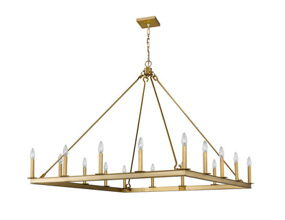 Z-Lite Barclay 16 Light Chandelier in Olde Brass 482S-16OBR