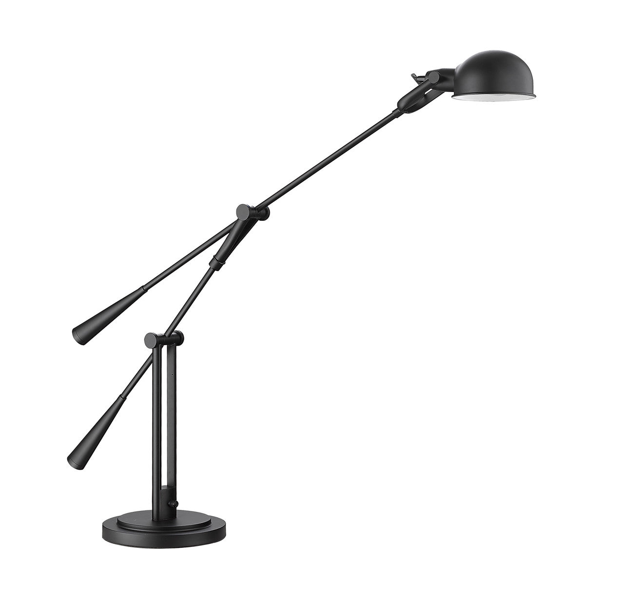 Z-Lite Grammercy Park 1 Light Table Lamp in Matte Black   741TL-MB