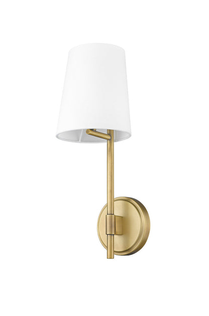 Z-Lite Winward 1 Light Wall Sconce in Rubbed Brass 816-1S-RB