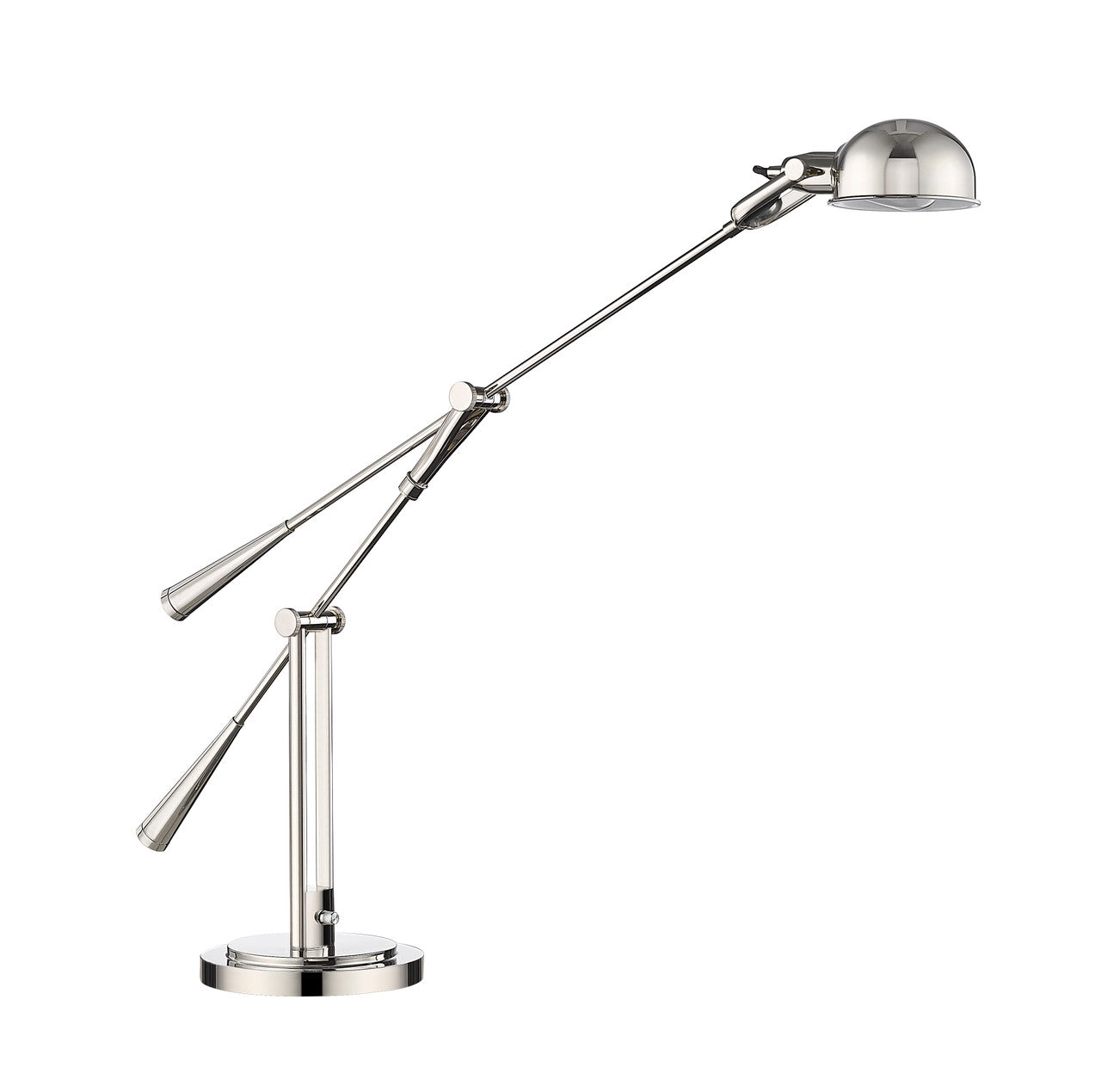 Z-Lite Grammercy Park 1 Light Table Lamp in Polished Nickel 741TL-PN