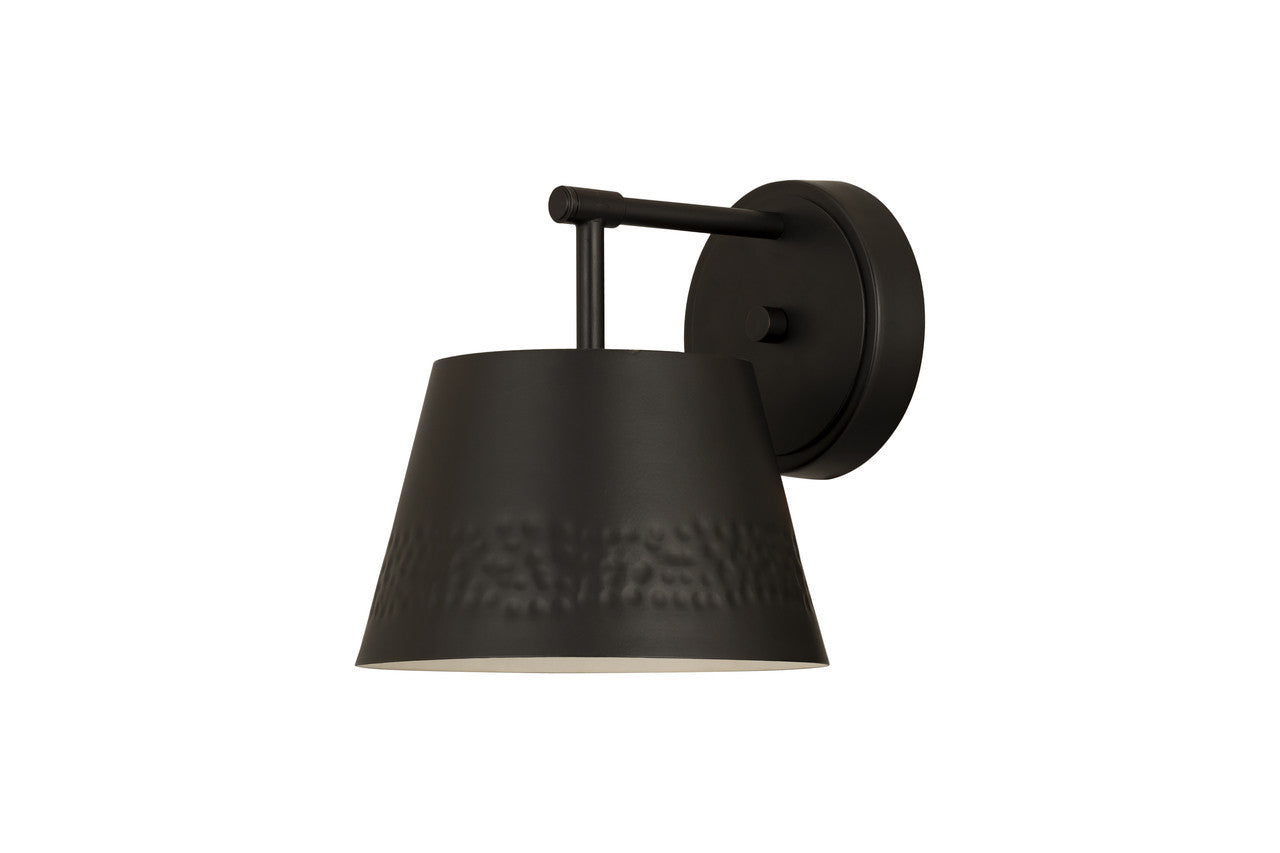 Z-Lite Maddox 1 Light Wall Sconce in Matte Black 6013-1S-MB