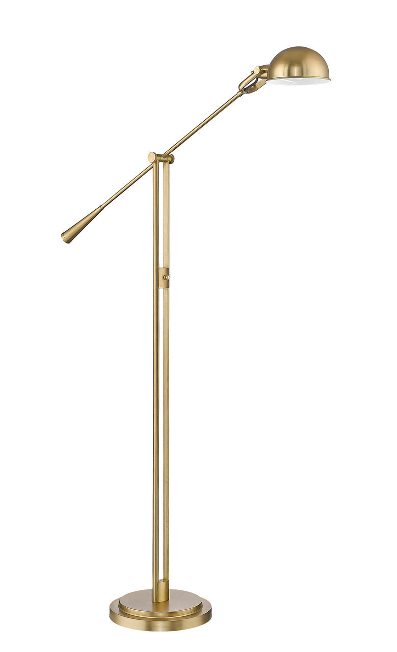 Z-Lite Grammercy Park 1 Light Floor Lamp in Heritage Brass 741FL-HBR