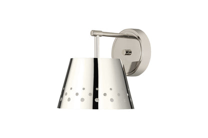 Z-Lite Katie 1 Light Wall Sconce in Polished Nickel 6014-1S-PN