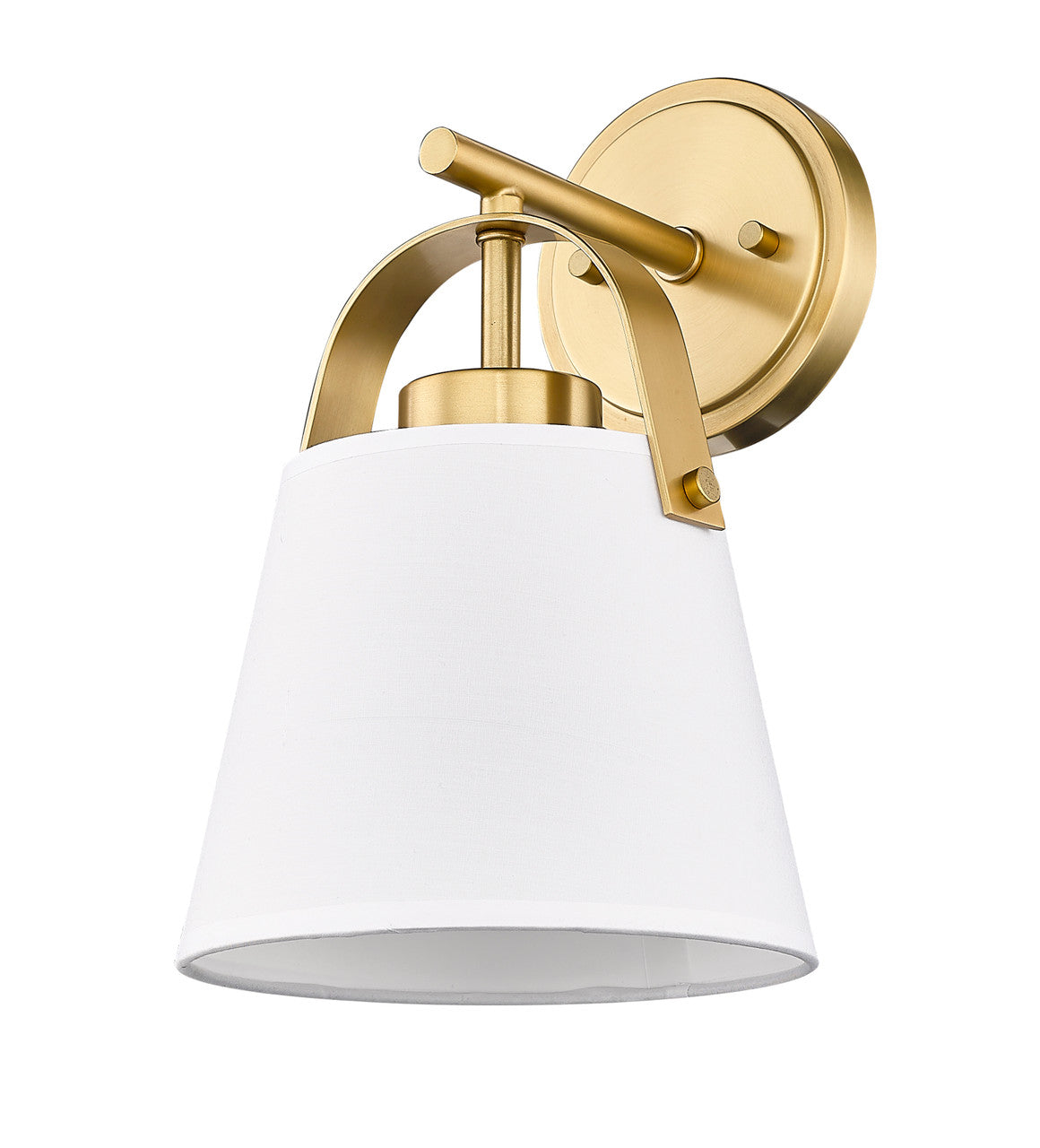 Z-Lite Z-Studio 1 Light Wall Sconce in Heritage Brass 743-1S-HBR