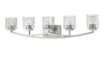 Z-Lite Zaid 5 Light Vanity in Brushed Nickel 1929-5V-BN