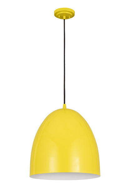 Z-Lite Z-Studio 3 Light Pendant in Yellow 6012P19-YEL