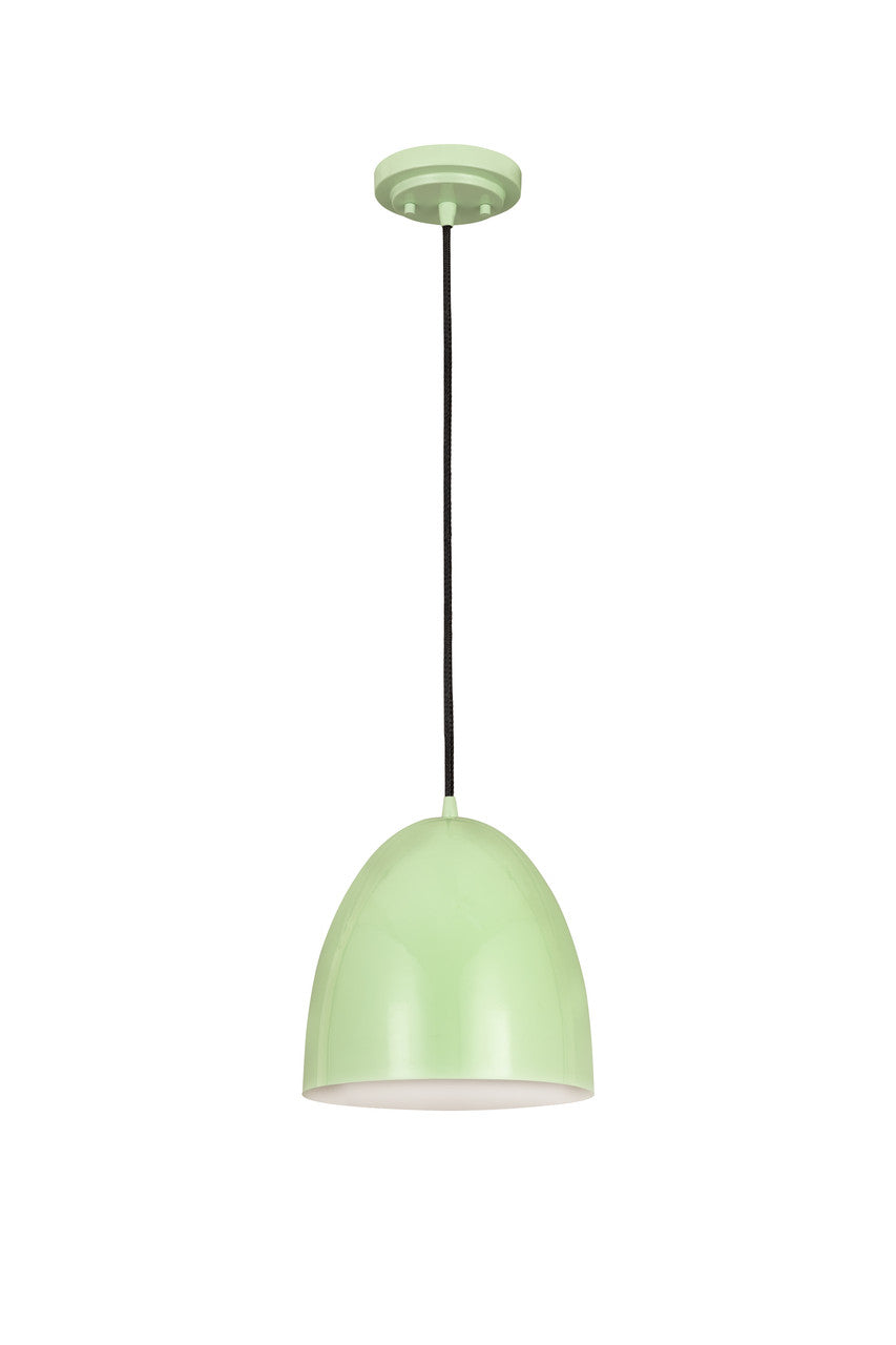 Z-Lite Z-Studio 1 Light Pendant in Mint 6012P9-MIN