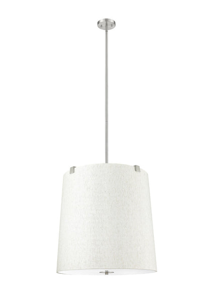 Z-Lite Weston 6 Light Pendant in Brushed Nickel 3502P24-BN